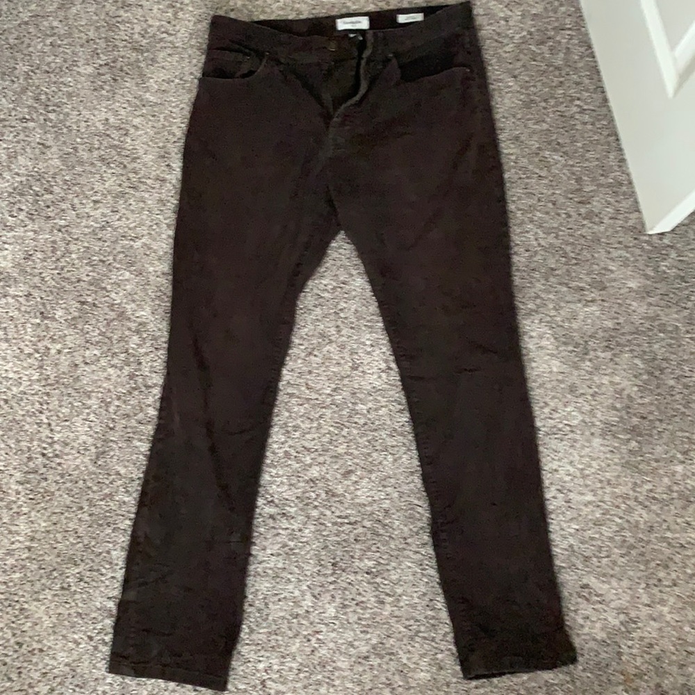 Dark brown corduroy pants